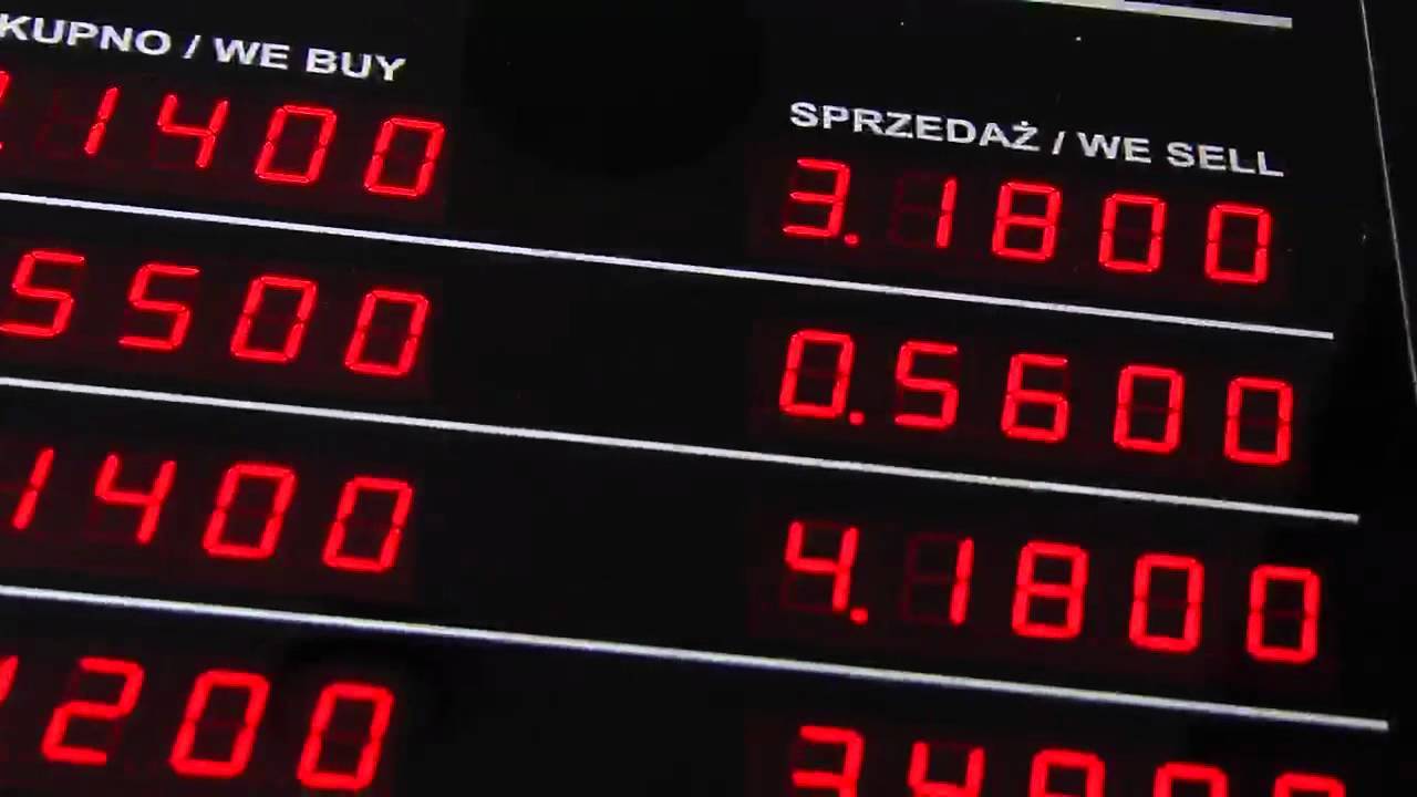 Курс долара і євро в Польщі