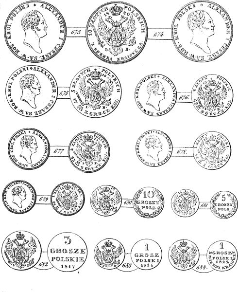 Так, на зображенні можна побачити монети в епоху Олександра 1: