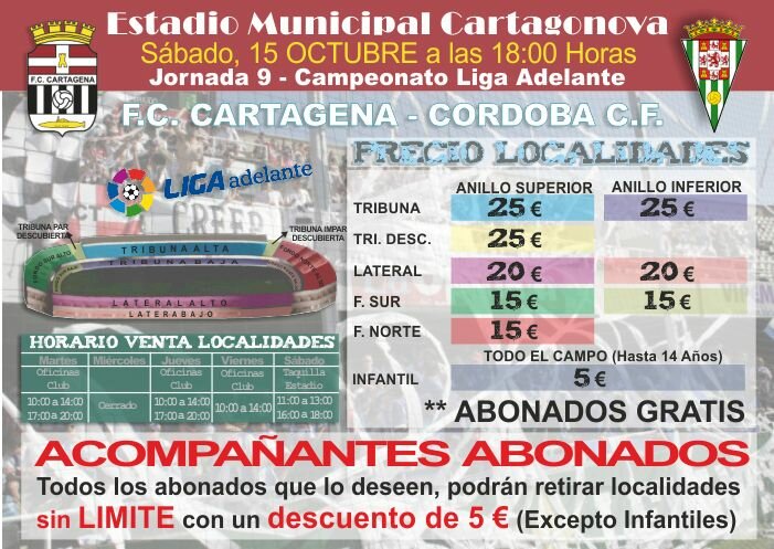 Крім того, у ФК Кордови є різні об'єднання вболівальників поза межами провінції і Андалусії