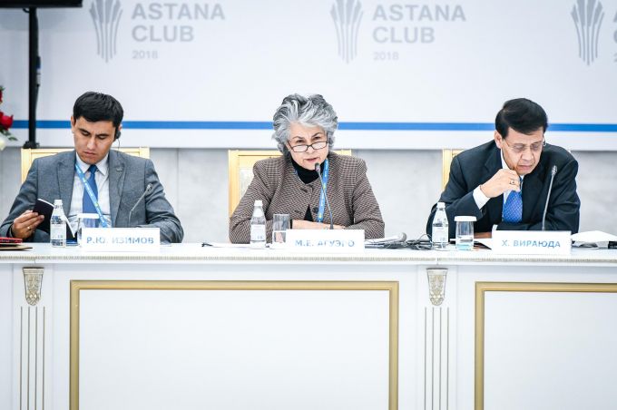 Генеральний секретар Мадридського клубу, Альянсу Світових Лідерів Марія Олена Агуеро звернула увагу на зростання релігійної та етнічної напруженості в усіх регіонах світу, і Євразія - не виняток