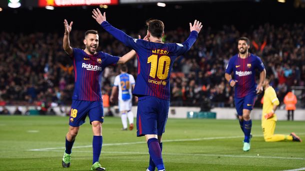 8 квітня 2018, 15:15 Переглядів:   Барселона не програє в чемпіонаті 38 матчів поспіль